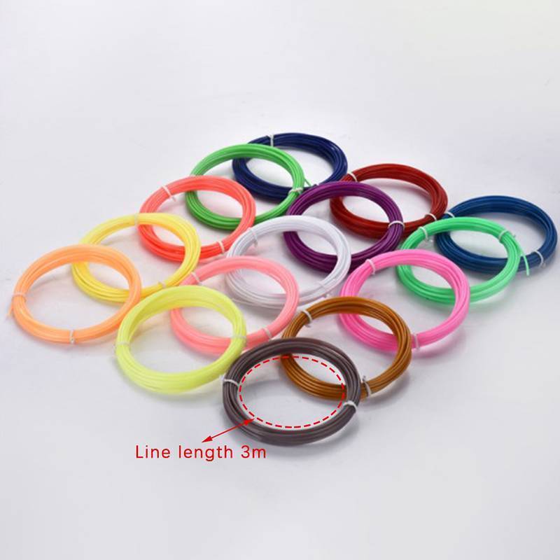 N2HAO 3D Bút Dây Tóc 12 Màu 1.75Mm 3m Mỗi Màu Vật Liệu In 3D n