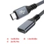 Cáp USB3 2 Loại C bện độ bền WU để truyền Video 4K sạc nhanh