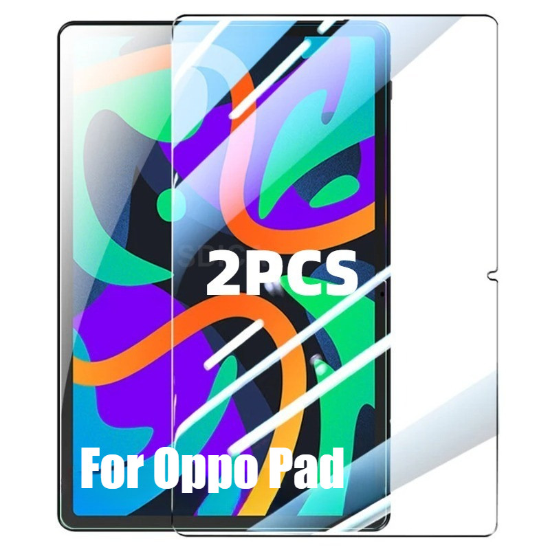 1-2 Chiếc Kính Cường Lực Mờ Cho Oppo Pad 2 3 4 5 Air2 Pro 11.0 11.4 11.61 12.1 13.0 13.2 HD Bảo Vệ Màn Hình Chống Ánh Sáng Xanh Và Phim Blueray