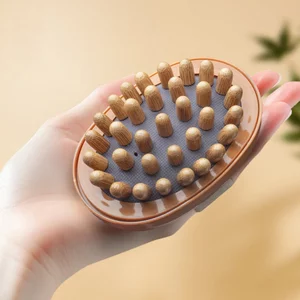 Lược Massage Bằng Gỗ Kích Thích Kinh Lạc, Giảm Căng Thẳng Mẫu Mã Đẹp