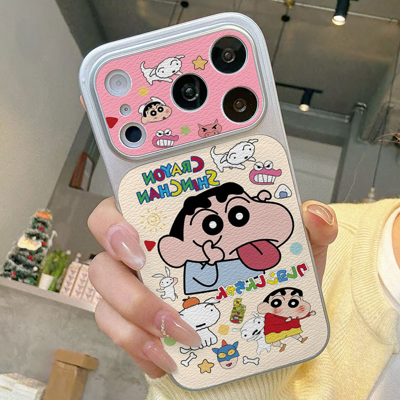 Ốp lưng iPhone họa tiết mặt ngộ nghĩnh Da mềm cao cấp bảo vệ camera - iPhone 11/12/13/14/15/16/17/Plus/Air/Pro/Max