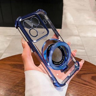 Ốp Lưng Cho Xiaomi 17T Pro 17TPro 1 7 17 T Pro Xiaomi17 T Xiaomi17T Pro Xiaomi17TPro Giá Đỡ Vòng Giá Đỡ Ốp lưng Trong Suốt Silicon Mềm TPU Edge Ốp Lưng Chống Sốc