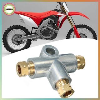 Đầu nối phanh 3 chiều SAFENH, Miếng chữ T hợp kim kẽm với đai ốc M8 / M10 cho ống phanh ô tô VN