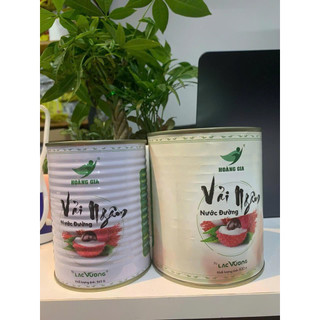 (Hộp To 830G) Vải Ngâm Hoàng Gia hộp 830g Từ Vải Tươi Thơm Ngọt, Topping Nguyên Liệu Pha Chế Tiện Dụng