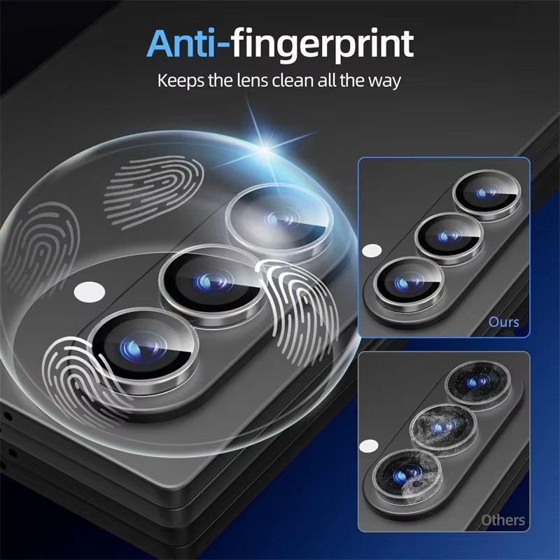 Dành Cho Samsung Galaxy Z Fold 6 Điện Thoại Camera Bảo Vệ Ống Kính Vòng Dành Cho Samsung Galaxy Z Fold6 ZFold6 Hợp Kim Nhôm Bảo Vệ Kính Cường Lực Ống Kính Phim