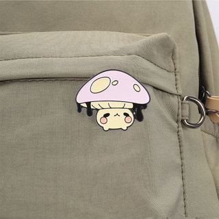 Dễ Thương Kawaii Nấm Men Thổ Cẩm Bộ Hoạt Hình Toadstool Ve Áo Pin Cho Ba Lô Quần Áo Phụ Kiện Quà Tặng Cho Người Yêu Thực Vật Trẻ Em