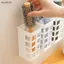 Dụng cụ làm tóc Giá đỡ bàn chải treo tường Sử dụng Punch Free Multifunction Organizer Ra Morden Kệ phòng tắm VN