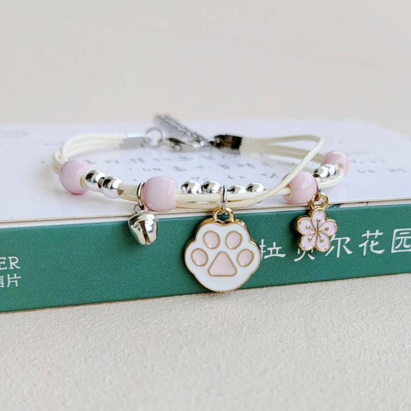 [J & U-T] Vòng tay thỏ hoạt hình đơn giản và dễ thương mới dành cho nữ Học sinh Trẻ em Những người bạn thân nhất Quà tặng Trang sức hoang dã