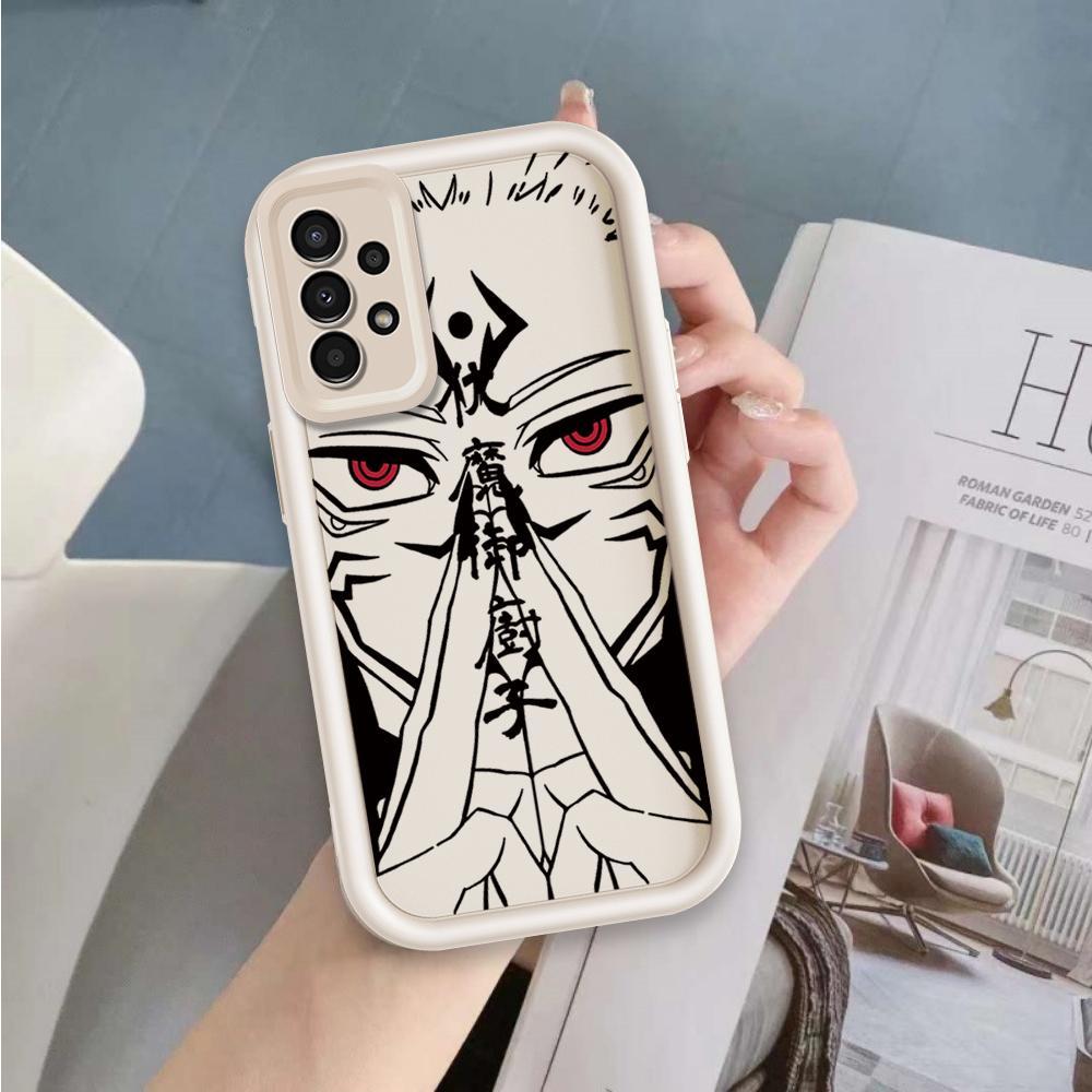 Ốp Lưng Cho Samsung A13 A23 A33 A32 A52 A52S 4G 5G Hoạt Hình Silicon Nghệ Thuật Mềm Ốp lưng TPU Jujutsu Kaisen Cool Boy Angel Eye Ốp Lưng Chống Sốc