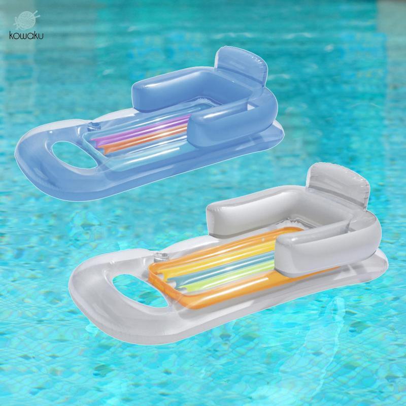 Giường nổi bơm hơi nhiều màu Bể bơi Lounger Võng nước cho kỳ nghỉ bơi lội mùa hè