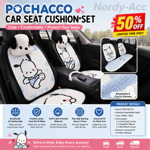 XE GHẾ CUSHION Họa Tiết Hoạt Hình Thoáng Khí Ghế Sau Chống Trơn Trượt Chống Mài Mòn Bảo Vệ Toàn Diện Thảm Dễ Dàng Làm Sạch Đa Năng Tự Động Trang Trí Nội Thất Phụ Kiện