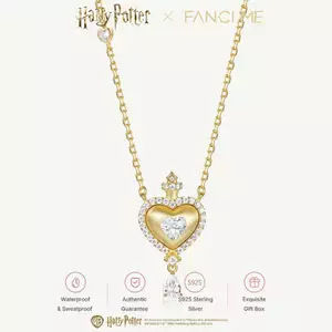 Harry Potter x FANCIME Love Potion Vòng cổ bạc Thiết kế kết cấu chải