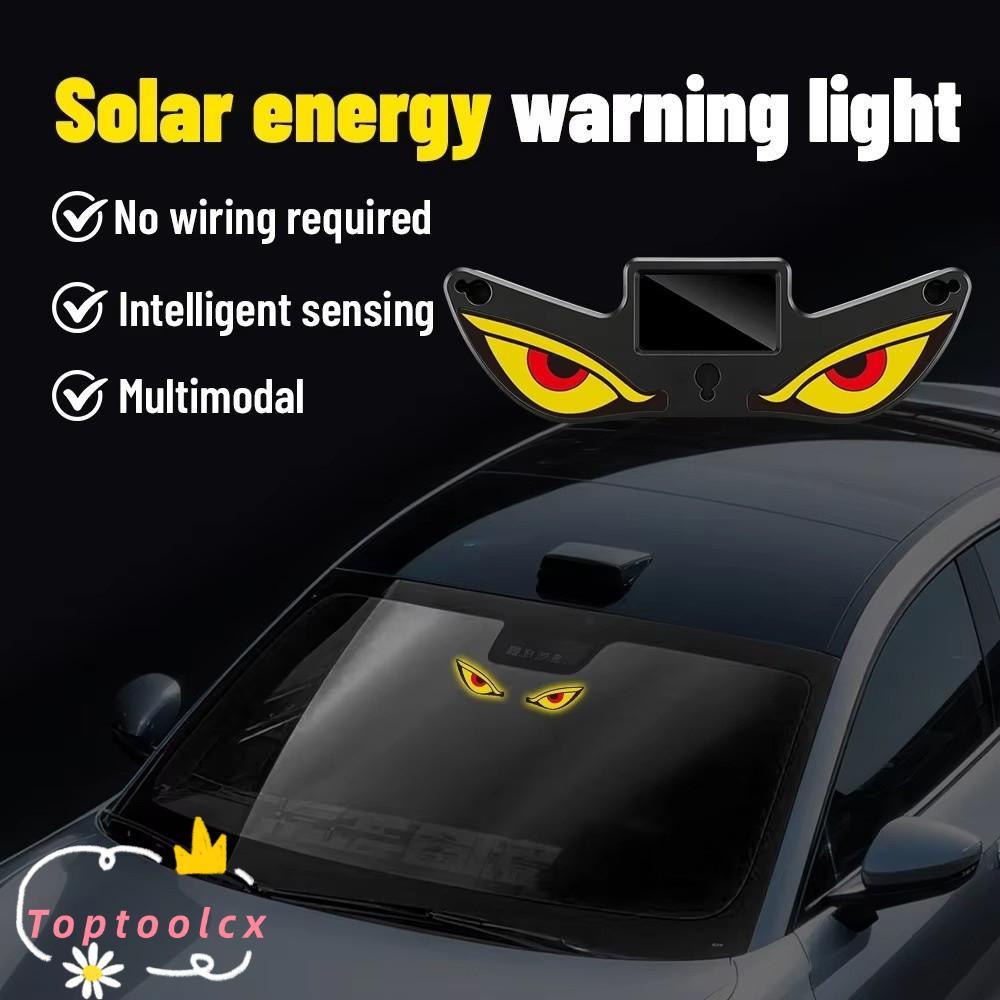 TOPTOOLCX Đèn Neon LED ô tô chạy cốc hút màn hình năng động, đèn rung không dây, quà tặng, mắt xung quanh