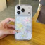 Ốp Điện Thoại Nhựa Hoa Ngọc Trai Cho iPhone 17 Pro Max 17 Air 16 Plus 15 14 13 12 11 Vỏ Bảo Vệ Chống Sốc