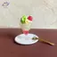 HFTOY 1 / 5 Cái Nhà Búp Bê Thu Nhỏ Kem Bánh Món Tráng Miệng Giáng Sinh Dâu Tây Cốc Kem Giả Vờ Chơi Nhà Bếp Cho Trẻ Em Phụ Kiện Đồ Chơi ~