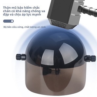 Giá Đỡ Điện Thoại Xe Máy Kèm Mái Che Chống Mưa Chống Gió Xoay 360° Kính PC Trong Suốt