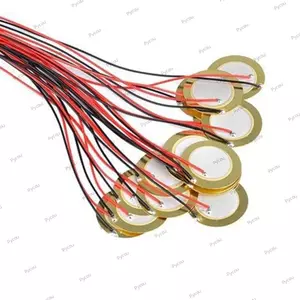 Bộ 15 đĩa cảm biến âm thanh Piezo bằng đồng 20/27/35mm PYCOU, dùng làm micro tiếp xúc, pickup cho guitar & trống