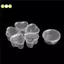 10 Cái / lốc Nhựa Màu Nhựa Hộp Đựng Trong Suốt Keo Putty Bọt Bóng Hộp Bảo Quản Slime Bảo Quản Đẹp