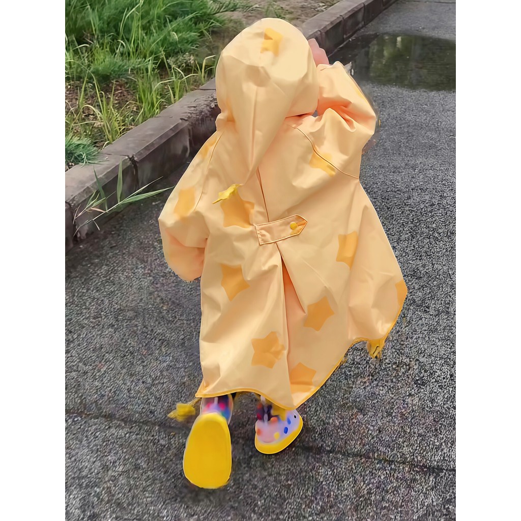 🔥Đi học áo mưa hàn quốc dễ thương thời trang Ngôi Sao Dễ Thương Poncho Trẻ Em Áo Mưa Mẫu Giáo Quần Áo Mưa Trẻ Em Bé Tiểu Học Học Mới Áo Mưa Chống Thấm Nước