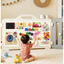 Bảng bận rộn VN Montessori, Đồ chơi hoạt động bằng gỗ, DIY, Có khóa và chân, trau dồi kỹ năng sống, Thích hợp cho trẻ từ 1 tuổi trở lên.