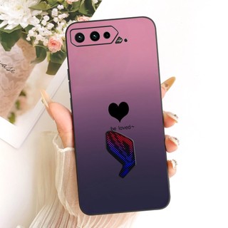 Ốp Mềm Cho Asus ROG Điện Thoại 5 ZS673KS Vỏ I005DA I005DB Vỏ Silicon Sơn Hoàng Hôn Sang Trọng Cho Asus Rog Điện Thoại 6 Rog6 Ốp Lưng