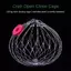 AN.MART Lưới Câu Lồng Tự Động Mở Đóng Câu Cá Bẫy Cua Dây Thép Cho Nước Mặn Nước Biển Phụ Kiện Câu Cá Ngoài Trời VN