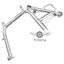 Combo chống đứng chống nghiêng inox 304 xe điện Filiz S, Filiz neo, Filiz 25, Filiz lite ( Tặng lò xo )