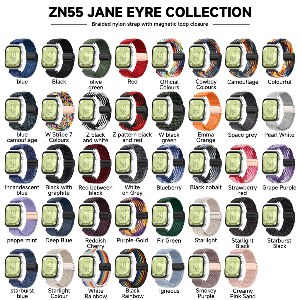 Dây đeo nylon bện co giãn cho Huawei Watch Fit 5 Pro / Fit 5 / Fit 4 Pro / Fit 4 / Fit 3