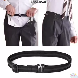 BRABRAA Chống Nhăn, Dây Thắt Lưng Co Giãn Chống Trơn Trượt, Áo Sơ Mi Công Sở Nylon Giữ Đai Tốt Nhất