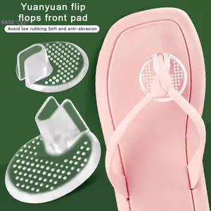 Đệm Gel Lật Silicon Miếng Lót Nhỏ Chấm Tròn Chống Trượt Flip-flops GEL Chống Trơn Trượt Trong Suốt Chân Trước Miếng Lót Giày Bảo Vệ Ngón Chân