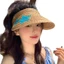 Ngôi Sao Mũ Rơm Mùa Hè Bờ Biển Ngày Lễ Phong Cách Mũ Rơm Nữ Vành Lớn Che Nắng Chống Nắng Băng Đô Chống Nắng Mũ Chống Nắng