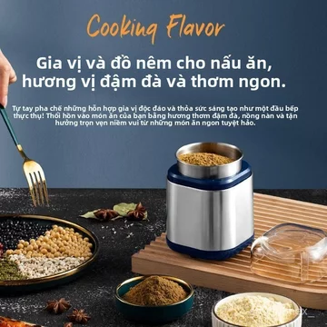 Máy xay cà phê nhỏ, máy xay ngũ cốc mini, máy xay điện mini để xay đậu và ngũ cốc.