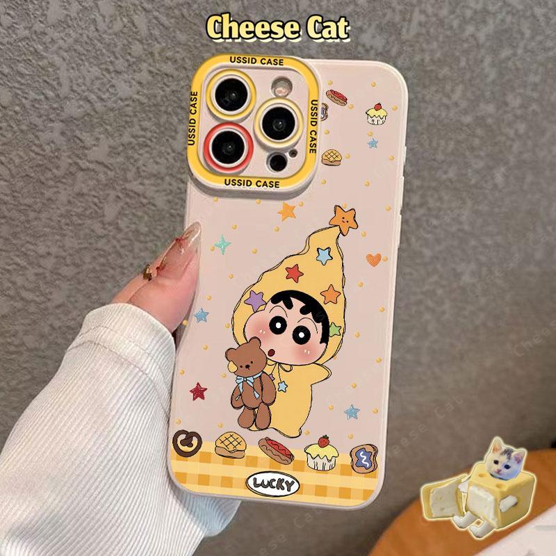 cho shin Ốp điện thoại hình ngôi sao dễ thương cho iPhone 17 Pro 13 14 15 Plus 11 12 16 Pro Max XR Xs Max 7Plus 6 8 SE