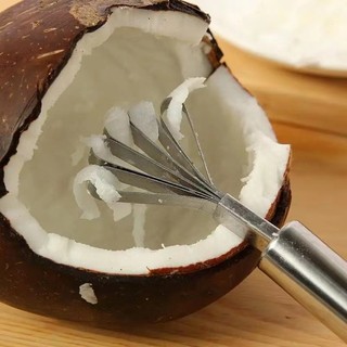 Thép không gỉ Dừa Grater Hộ Gia Đình Treo Tường Hướng Dẫn Sử Dụng Dụng Cụ Nhà Bếp Dừa Dày Bền 98CW