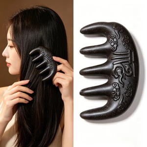 Mới 5 Tầng Kinh Tuyến Lược Massage Nhân Vật Fu Da Đầu Lược Công Thái Chống Kẹp Thiết Kế Truyền Thống Chăm Sóc Sức Khỏe Bàn Chải Tóc