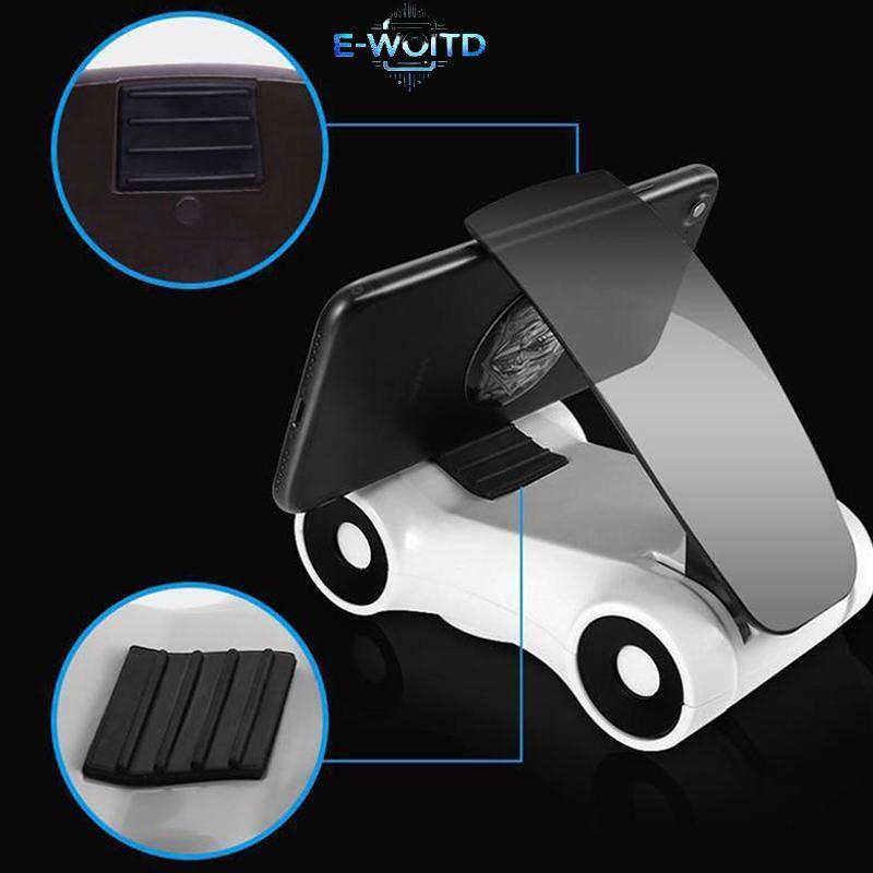 E-WOITD 360° Giá đỡ điện thoại mô hình ô tô xoay Giá đỡ tự dính Giá đỡ chắc chắn cho điện thoại thông minh Bảng điều khiển và ứng dụng nội thất E-WOITD