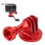 apill Universal Aluminium Oy Đế dành cho máy ảnh hành động Giao diện phụ kiện máy ảnh thể thao 1/4in S đa năng Tương thích với nhiều loại áo ngực Bạc Ay (Đỏ)