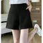 Bộ đồ quần short màu trắng lưng cao Bộ đồ dáng rộng Quần thường ngày Quần nóng