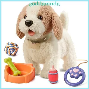 Chó đồ chơi điện GODD có khả năng hát Bài hát vỏ cây mô phỏng các chuyển động