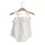 Áo liền quần phong cách sáng tạo cho bé Nhật Bản vải lanh Cotton xù áo liền quần mùa hè