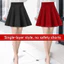 Váy xếp ly PYCOU, Váy Mini co giãn bằng vải Polyester, Váy chống nắng thông thường thoáng khí mùa xuân hè