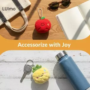 LUImo Dễ Thương Mềm Mại Sang Trọng Trái Cây Mặt Dây Chuyền Móc Khóa Hoạt Hình Durian Dâu Di Động Treo Dây Bapa Trang Trí Móc Khóa Quà Tặng SBS