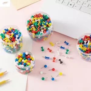 ZENZON 100 Chiếc Bảng Tacks Đẩy Chân, Thẻ Treo Tường Hình Ảnh Nút Chân Kẹp Ngón Tay Cái, Nhựa Đầy Màu Sắc Nút Chai Bảng Ngón Tay Cái Tacks Chân Cố Định