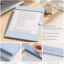 Clipboard BEABOUT, Thư mục tệp A4 từ tính bằng da PU,|Bảng viết kẹp đơn / đôi màu sắc Học sinh