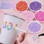 Nhựa Thạch Thạch Kim Cương Giả 40 Màu Flatback, 3mm 32000 Chiếc DIY Cho Đồ Thủ Công Dự Án Cho Đá Quý Bedazzling
