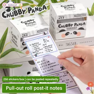 BEABOUT 256 Cái / bộ Giấy Dán Ghi Chú, DIY Thiết Kế Kéo Ra Miếng Ghi Nhớ, Đơn Giản Đa Năng Full Dính Sổ Lưu Niệm Miếng Dán Văn Phòng Phẩm Sáng Tạo