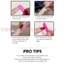 10 Chiếc Móng Tay Giả Vỏ Ngọc Trai Ombre 3D Dập Nổi Móng Tay Giả Nhân Tạo Hạnh Nhân Bấm Móng Tay Cho Nữ Có Thể Tái Sử Dụng