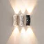 Đèn tường LED DONOVANQQ, Đèn tường cảm biến chuyển động kép chống nước Đèn tường cảm biến chuyển động PIR, Đèn lối vào Thiết kế hiện đại Đèn chiếu sáng 3 màu có thể sạc lại Sử dụng ngoài trời