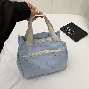 Túi Bento Dung Tích Lớn Ngôi Sao Dung Tích Lớn Túi Bento Di Động Nữ Sinh Viên Thời Trang Có Gạo Nhân Viên Văn Phòng Đi Làm Túi Xách Di Động