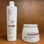 Combo gội và hấp dầu phục hồi dành cho tóc yếu Keratin Inebrya Restructuring Mask 500ml [ MK ]